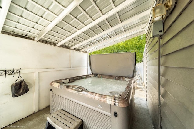 24404 E Roxanne Ave, Newman Lake, WA 99025 - view of patio with a hot tub