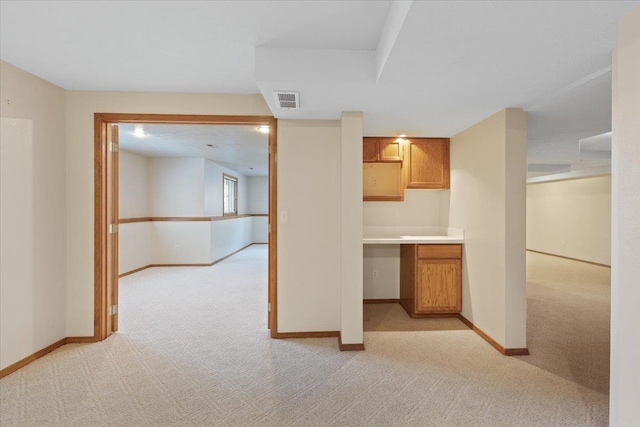 15116 N Edencrest Dr, Spokane, WA 99208 - hallway with light carpet and baseboards