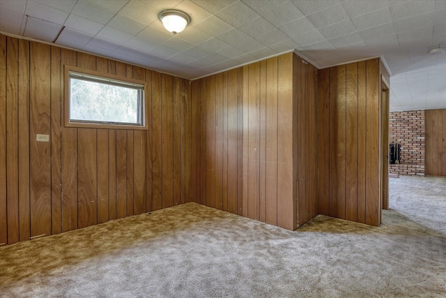 9405 N Normandie Ln, Spokane, WA 99218 - unfurnished room featuring carpet and wooden walls