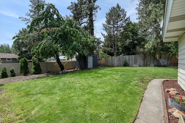 9405 N Normandie Ln, Spokane, WA 99218 - fenced backyard with a shed