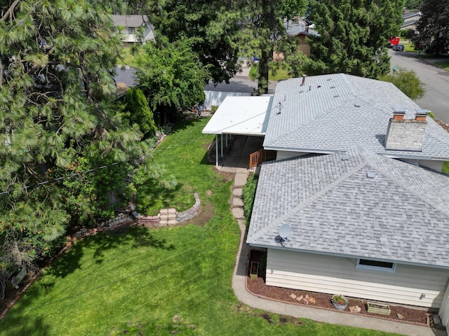 9405 N Normandie Ln, Spokane, WA 99218 - view from above of property