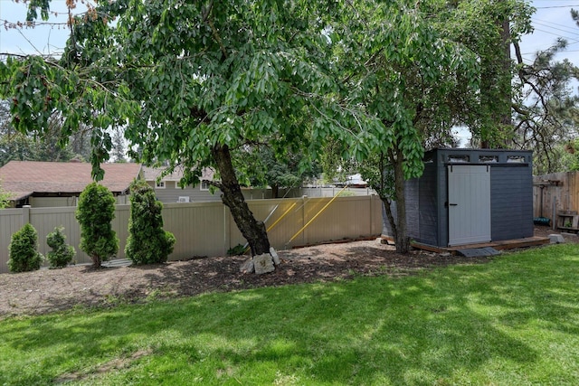 9405 N Normandie Ln, Spokane, WA 99218 - fenced backyard featuring a shed