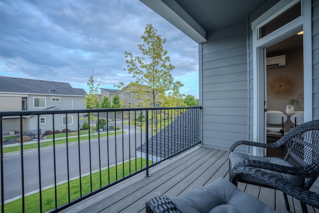 2303 W Bridge Ave, Spokane, WA 99201 - balcony with a wall unit AC