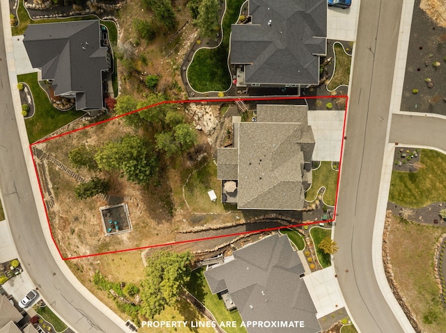 4513 S Crows Nest Ln, Spokane, WA 99206 - aerial overview of property's location with property boundaries highlighted