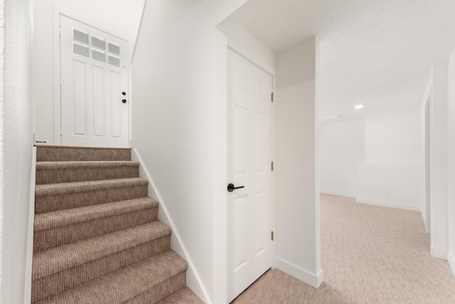 7721 N Wilding Dr, Spokane, WA 99208 - staircase with carpet and recessed lighting