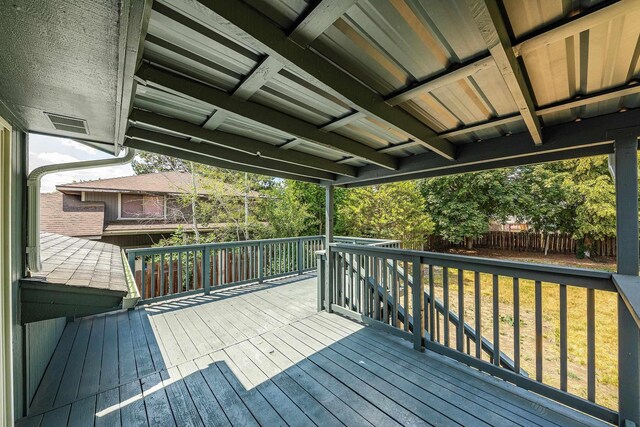 7721 N Wilding Dr, Spokane, WA 99208 - view of wooden deck