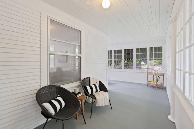 1315 N Hollis St, Spokane, WA 99201 - sunroom featuring healthy amount of natural light, wood ceiling, and wood finished floors