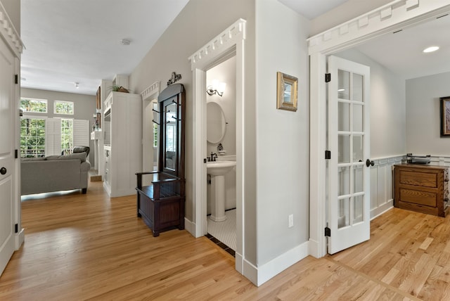 718 W Qualchan Ln, Spokane, WA 99224 - corridor featuring light wood-style flooring