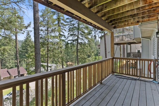 718 W Qualchan Ln, Spokane, WA 99224 - wooden terrace featuring view of scattered trees