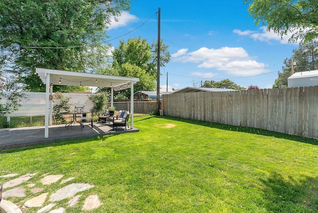 3209 N Bessie Rd, Millwood, WA 99212 - fenced backyard featuring a patio area