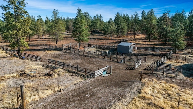 19915 S Ritchey Rd, Cheney, WA 99004 - view of yard featuring an outbuilding, a view of rural / pastoral area, and an exterior structure
