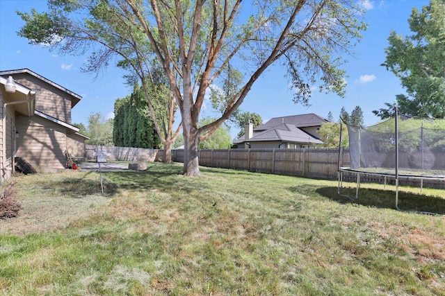 2202 E 50th Ave, Spokane, WA 99223 - fenced backyard with a trampoline