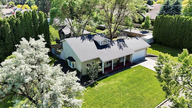 2202 E 50th Ave, Spokane, WA 99223 - aerial view of property and surrounding area with a tree filled landscape