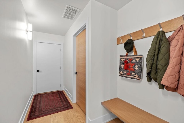 4408 E 23rd Ln, Spokane, WA 99223 - mudroom featuring light wood-type flooring and baseboards