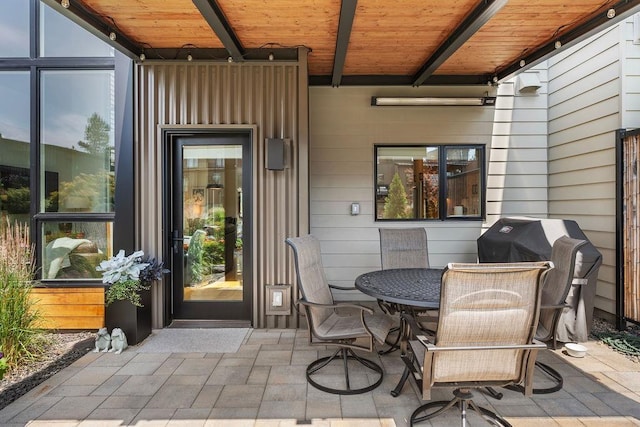 4408 E 23rd Ln, Spokane, WA 99223 - view of patio with outdoor dining space and a grill