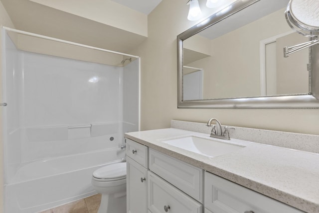 3224 E 42nd Ave, Spokane, WA 99223 - bathroom with vanity, shower / tub combination, and tile patterned floors