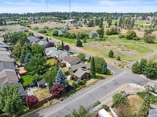 3224 E 42nd Ave, Spokane, WA 99223 - aerial perspective of suburban area with a tree filled landscape
