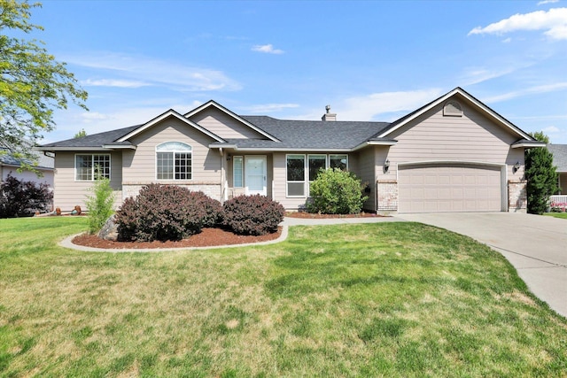 2019 S Saint Charles Rd, Veradale, WA 99037 - single story home featuring driveway, a garage, a front yard, and roof with shingles