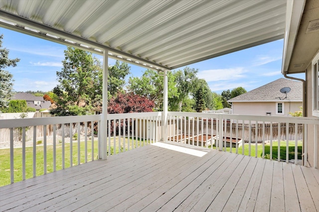 2019 S Saint Charles Rd, Veradale, WA 99037 - view of wooden terrace