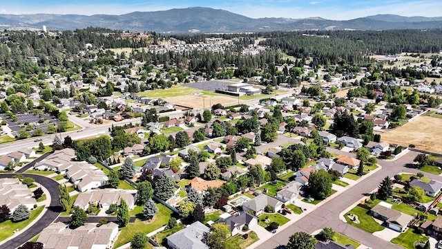 2019 S Saint Charles Rd, Veradale, WA 99037 - aerial view of property's location with mountains and nearby suburban area