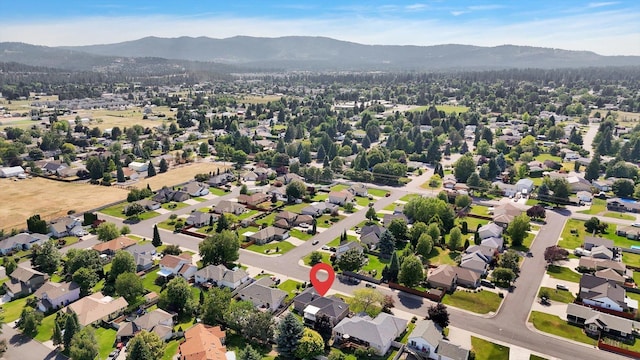 2019 S Saint Charles Rd, Veradale, WA 99037 - aerial view of property and surrounding area featuring a mountainous background