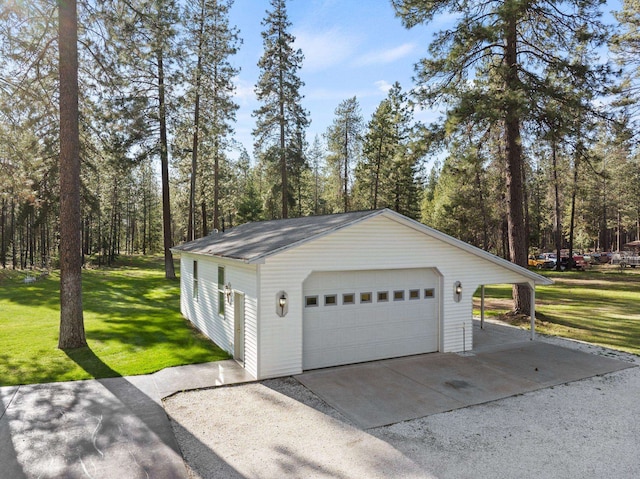 4045 Maple St, Loon Lake, WA 99148 - garage with a detached garage