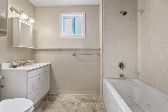 1707 S Early Dawn Dr, Spokane Valley, WA 99037 - bathroom featuring vanity and a combined bath / shower with jetted tub