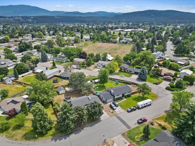1707 S Early Dawn Dr, Spokane Valley, WA 99037 - aerial perspective of suburban area featuring a mountainous background