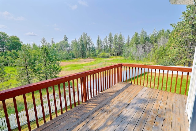 16303 S Cheney-Spokane Rd, Cheney, WA 99004 - wooden terrace featuring a lawn