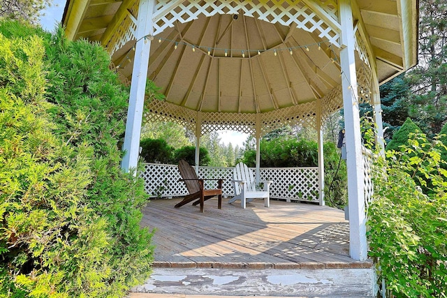 16303 S Cheney-Spokane Rd, Cheney, WA 99004 - deck featuring a gazebo