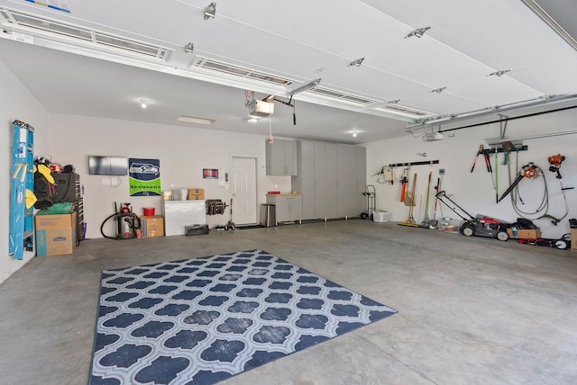 8814 E Clearview Ln, Spokane, WA 99217 - garage with a garage door opener