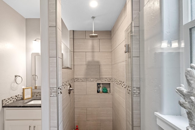 4171 S Westway Dr, Coeur D Alene, ID 83814 - full bath featuring a stall shower and vanity