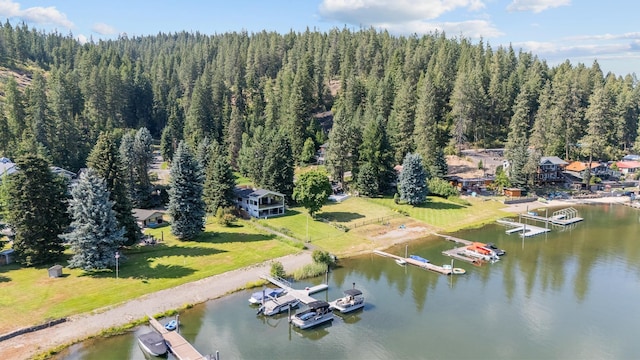 4171 S Westway Dr, Coeur D Alene, ID 83814 - drone / aerial view of a large body of water