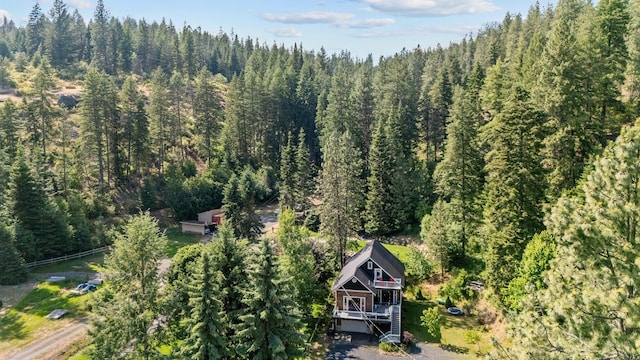 4171 S Westway Dr, Coeur D Alene, ID 83814 - view of property location featuring a heavily wooded area