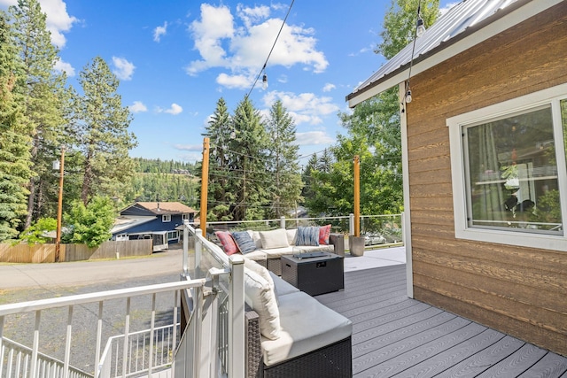 4171 S Westway Dr, Coeur D Alene, ID 83814 - deck featuring an outdoor living space