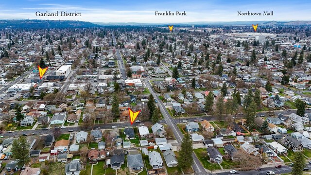 613 W Kiernan Ave, Spokane, WA 99205 - aerial overview of property's location
