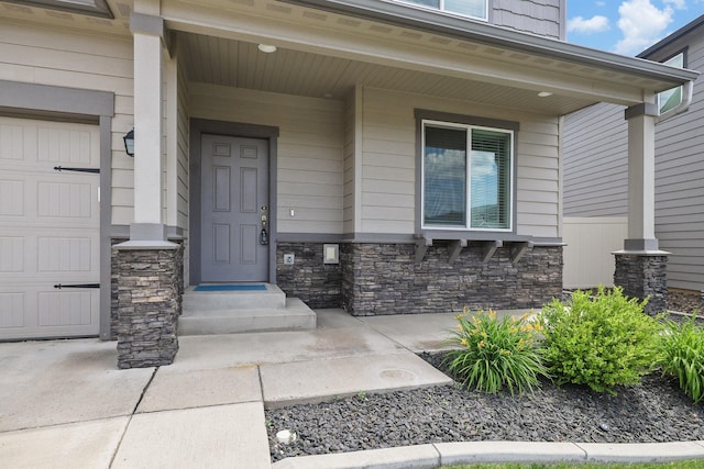 4813 S Lapwai Ln, Spokane, WA 99206 - property entrance with stone siding