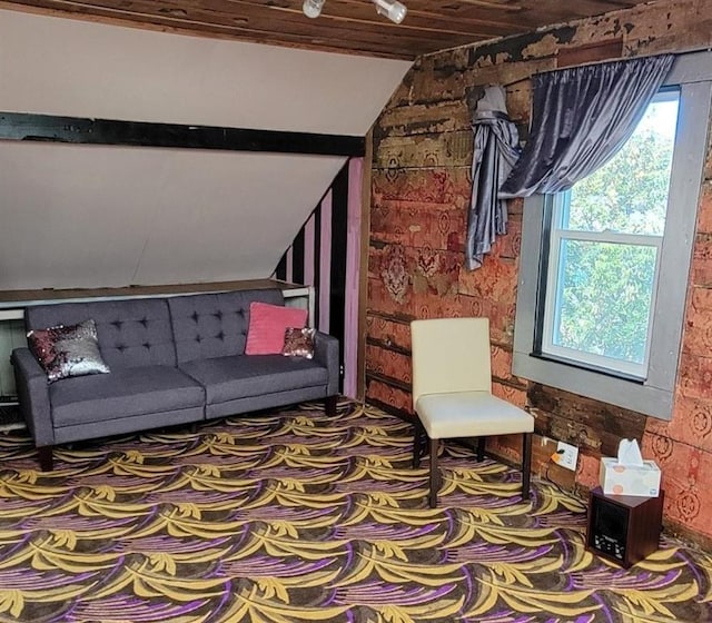 1528 E Boone Ave, Spokane, WA 99202 - living area featuring plenty of natural light and vaulted ceiling