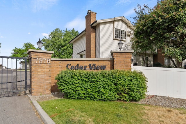 7878 N Wilding Dr # 32, Spokane, WA 99208 - community / neighborhood sign with a gate
