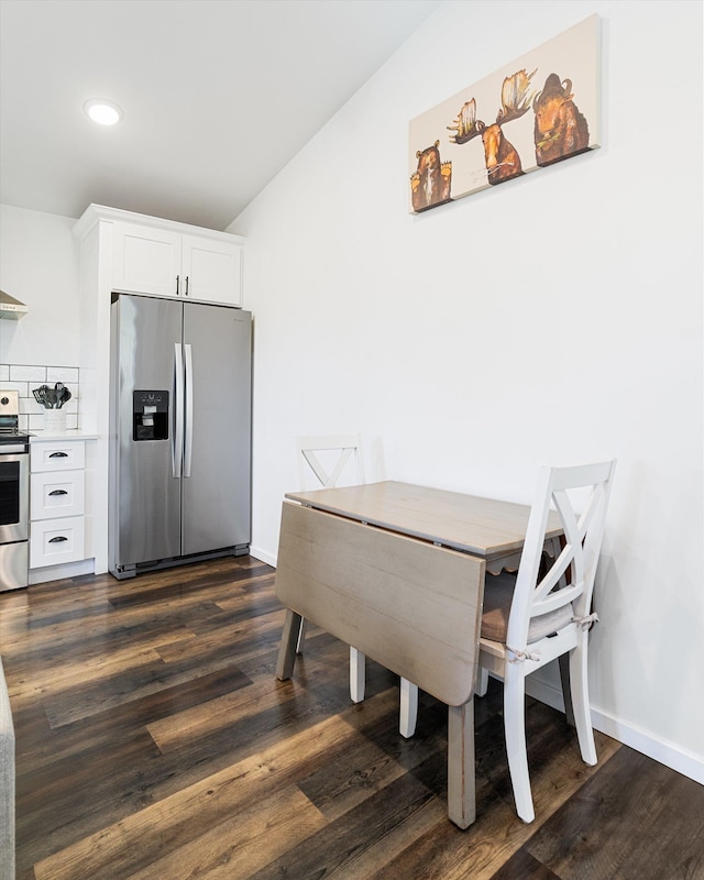 3 W Montgomery Rd, Deer Park, WA 99006 - dining area featuring dark wood-type flooring and recessed lighting
