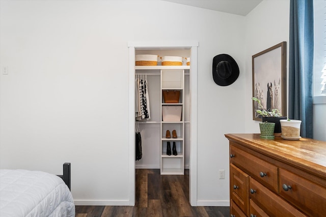 3 W Montgomery Rd, Deer Park, WA 99006 - bedroom featuring dark wood-type flooring and a walk in closet