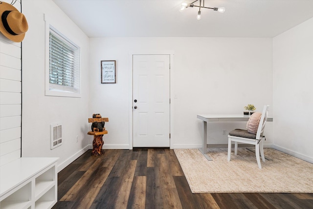 3 W Montgomery Rd, Deer Park, WA 99006 - office with dark wood-style floors and baseboards
