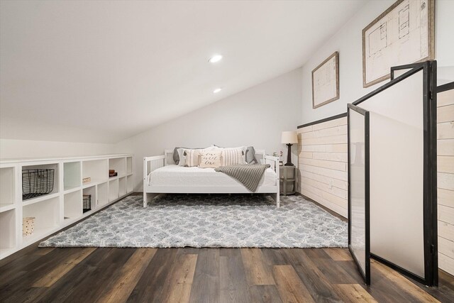 3 W Montgomery Rd, Deer Park, WA 99006 - bedroom with lofted ceiling, wood finished floors, and recessed lighting