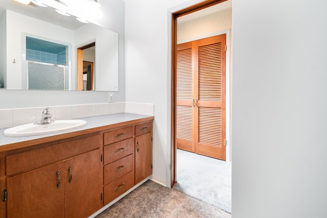 4112 S Hogan St, Spokane, WA 99203 - full bath with vanity and a stall shower