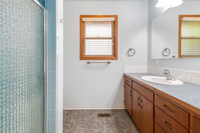 4112 S Hogan St, Spokane, WA 99203 - full bathroom featuring vanity and a stall shower