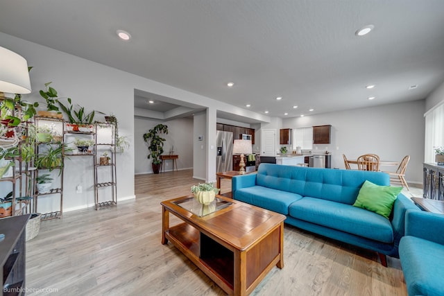 3640 S Clinton Rd, Spokane Valley, WA 99206 - living room with light wood finished floors and recessed lighting