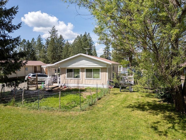 105 E Aspen Ave, Springdale, WA 99173 - rear view of property