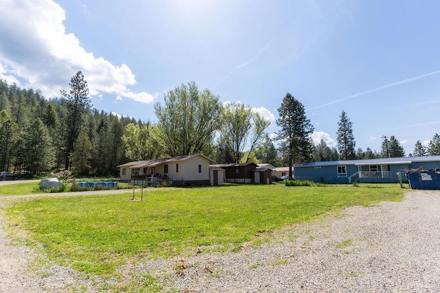 105 E Aspen Ave, Springdale, WA 99173 - view of front of property with a front yard