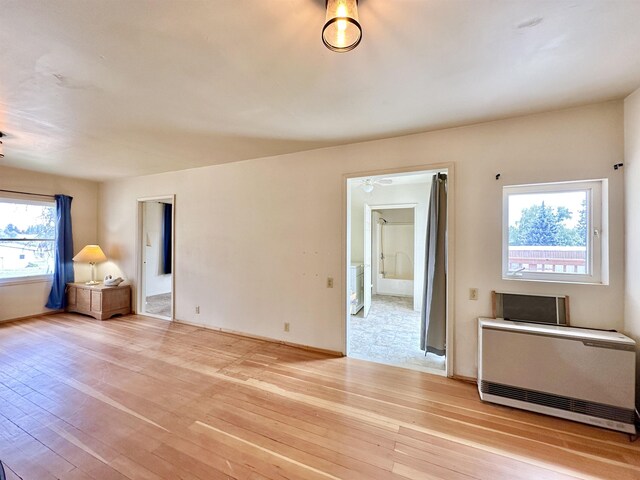521 N Ramsey St, Tekoa, WA 99033 - unfurnished living room featuring light wood-style floors