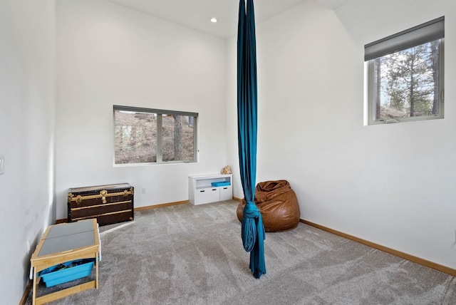 2435 W Riverside Ave, Spokane, WA 99201 - sitting room featuring carpet floors and baseboards